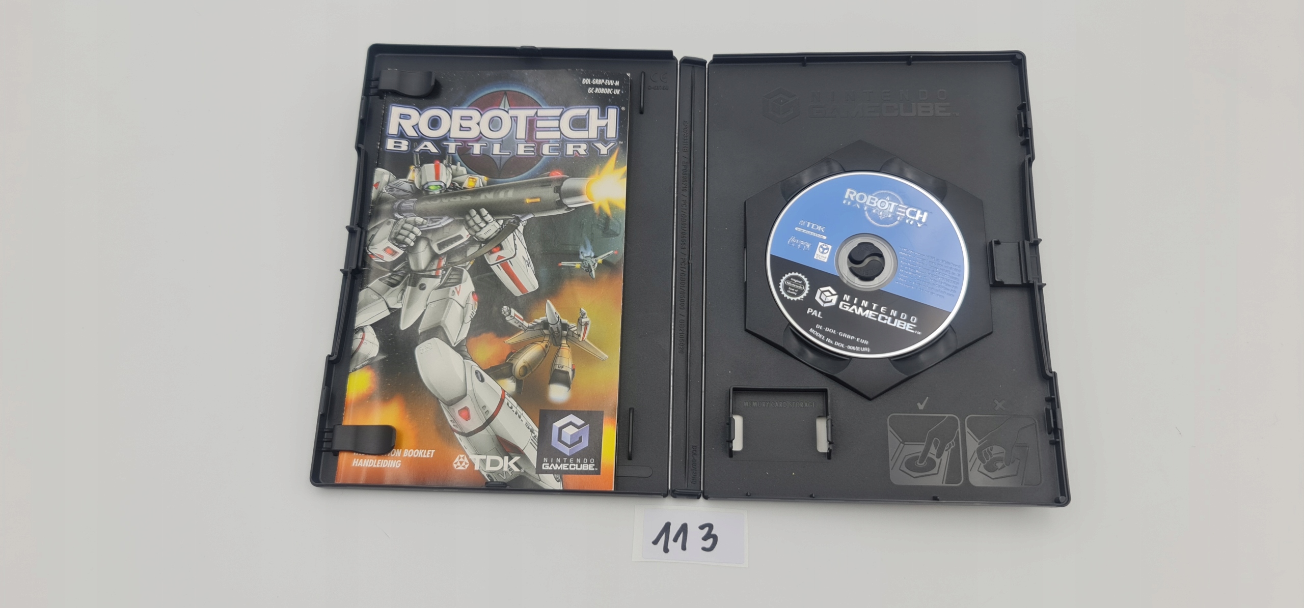 NINTENDO GAMECUBE ROBOTECH BATTLECRY Platforma Nintendo GameCube