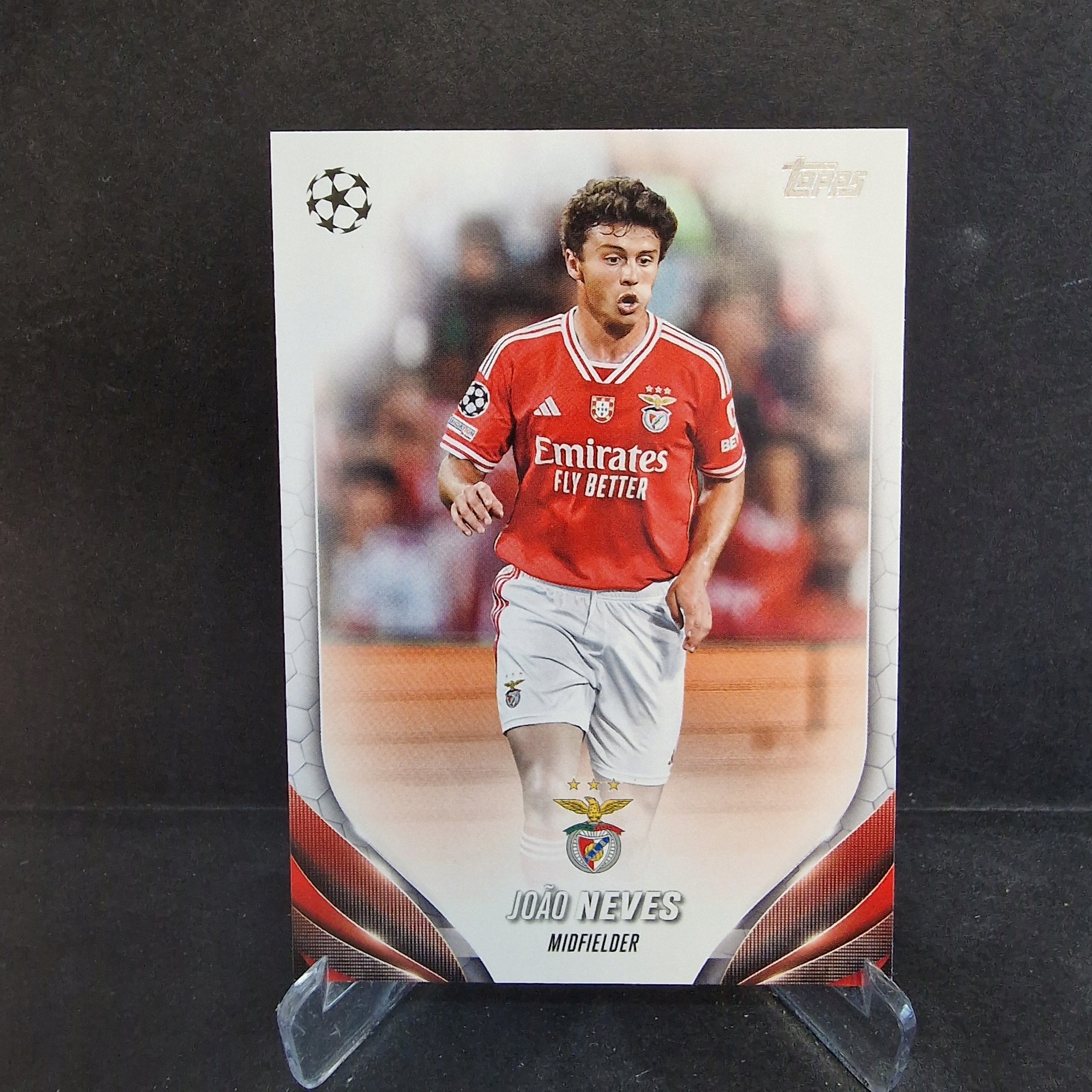 2023-24 Topps Ucc Yoao Neves Benfica /E27