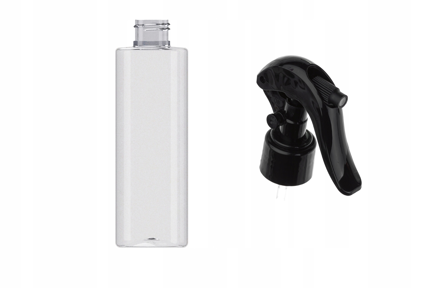 

Butelka plastikowa Pet 200 ml czarny mini trigger
