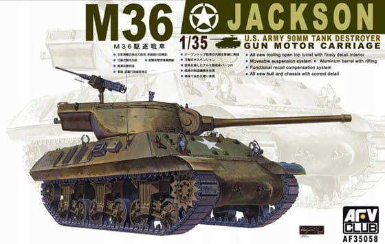 Us M36 Jackson 1:35 Afv Club 35058