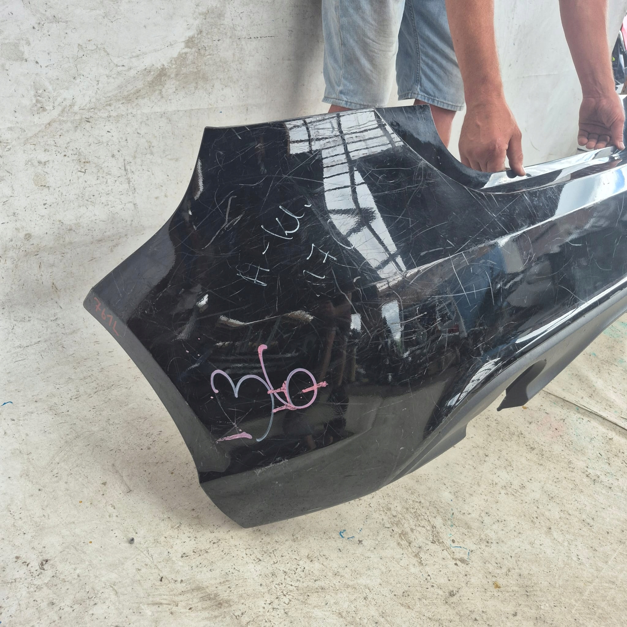 MERCEDES A-KLASA W176 12- bumper rear part rear
