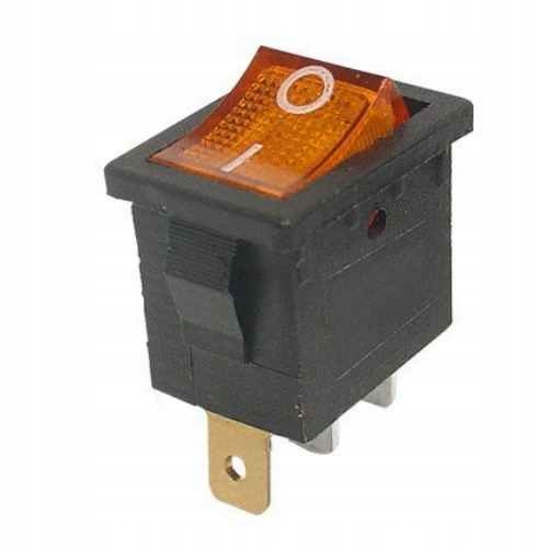 

IRS-701AC przełącznik 3pin 2p 6A 250V żółty 5szt.