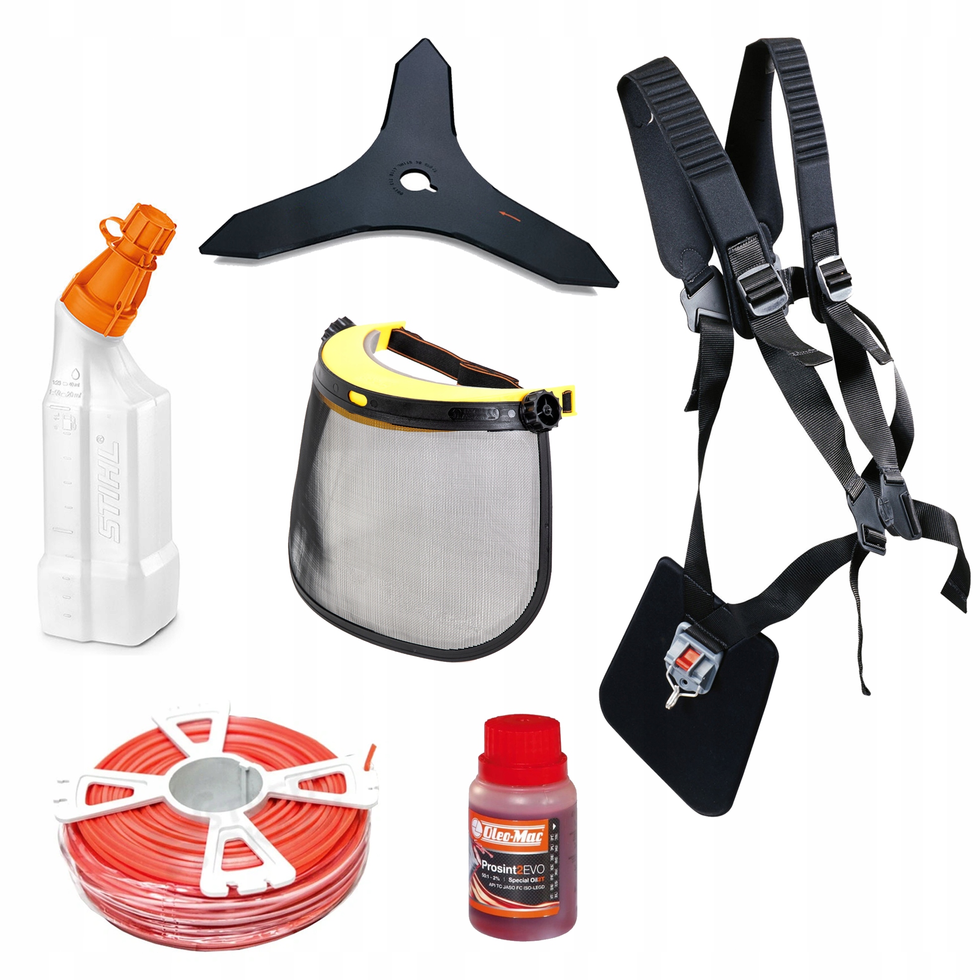 KOSA SPALINOWA OLEO-MAC BCH 400 T 2,2 KM SZELKI TARCZA ŻYŁKA + ZESTAW XXL Europejski standard emisji spalin EURO 5