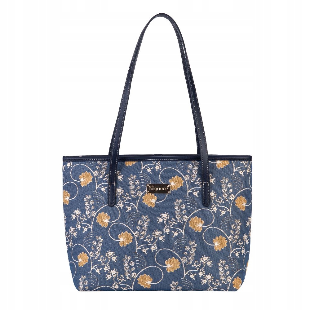 Taška přes rameno Signare s koňmi, kolekce Jane Austen Blue