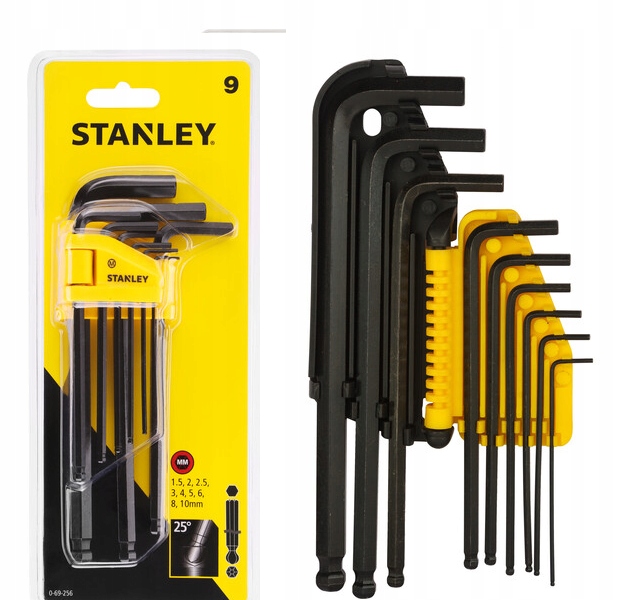 

Klucze Imbusowe Imbusy Stanley 69-256 1,5-10mm 9el