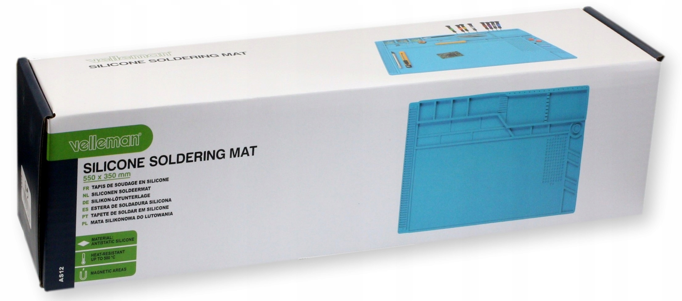 Silikonová servisní podložka 550 x 350 mm pro tepelně odolné pájení