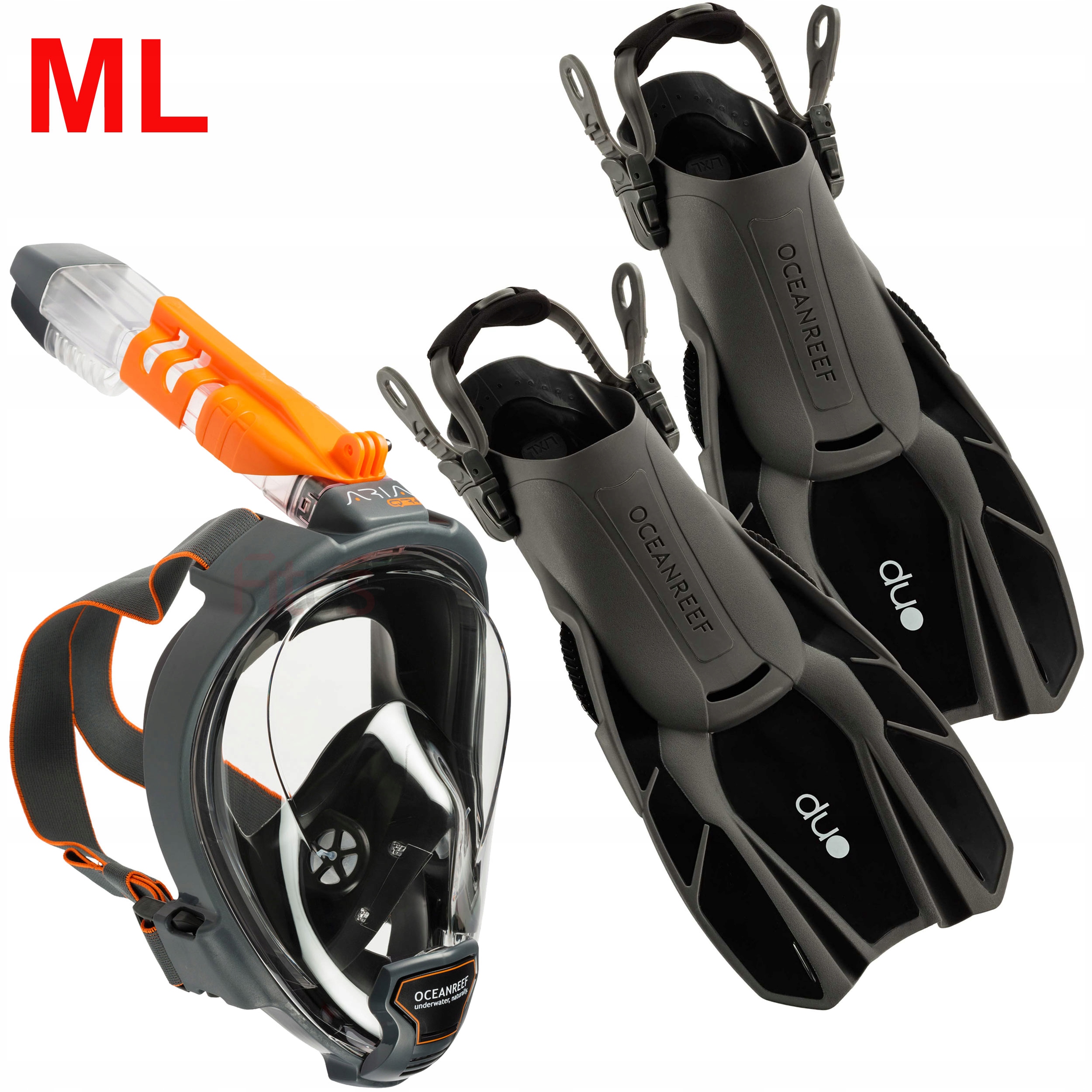 OCEAN REEF MASKA PEŁNOTWARZOWA ARIA QR+ PŁETWY DUO