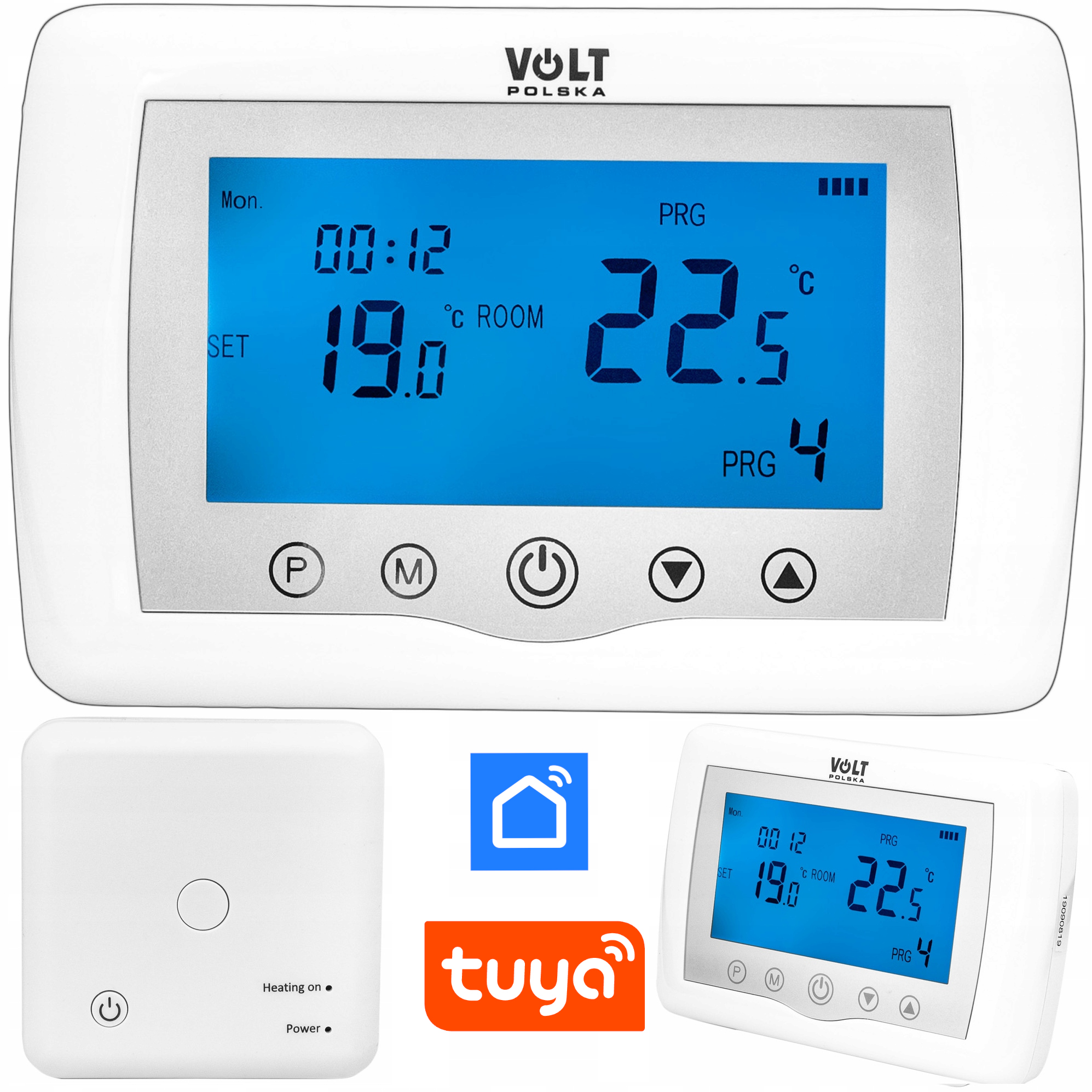 Sterownik Temperatury Tuya Smart Volt Polska Comfort WT-08 Wifi Aplikacja