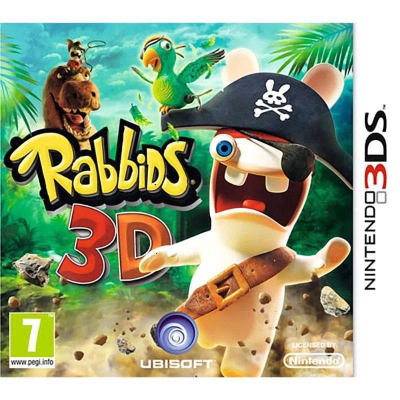 Rabbids 3D Nintendo 3DS pudełkowa