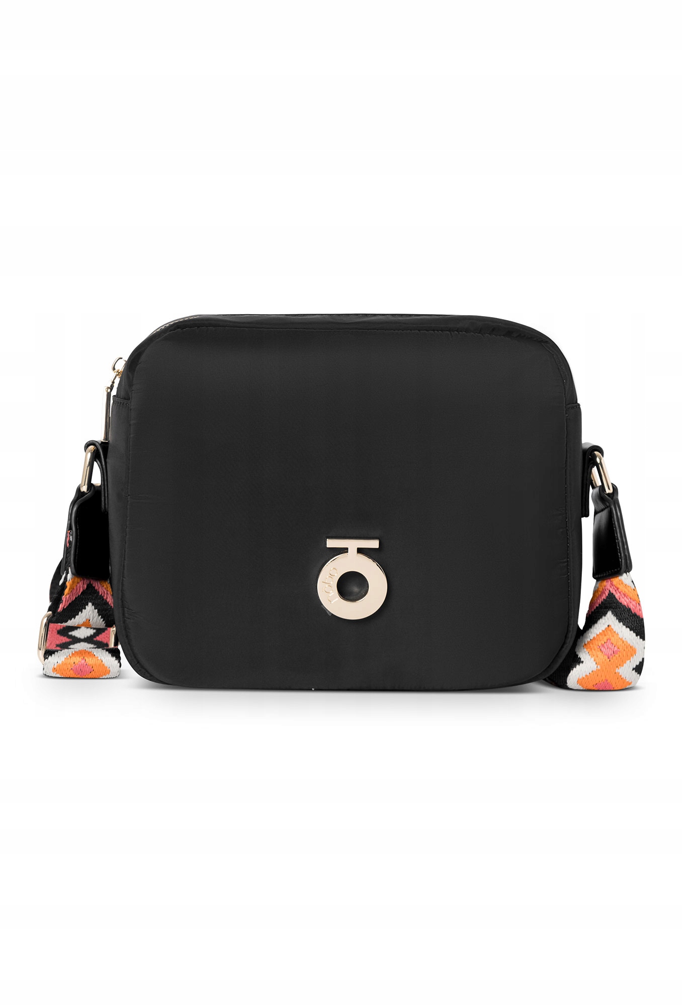 Nobo Tkaninowa listonoszka z kolorową taśmą