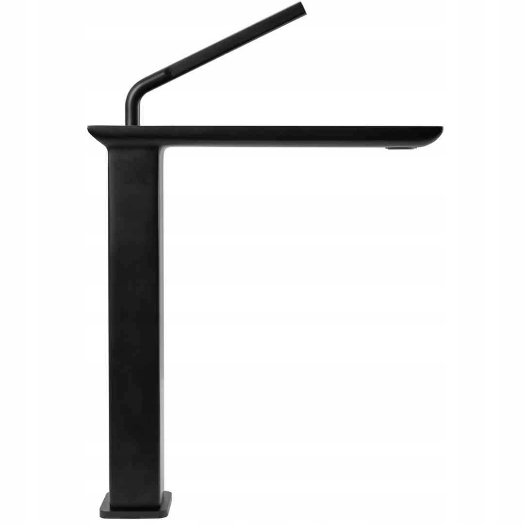 BATERIA UMYWALKOWA MODO BLACK CZARNA WYSOKA - REA Linia Modo