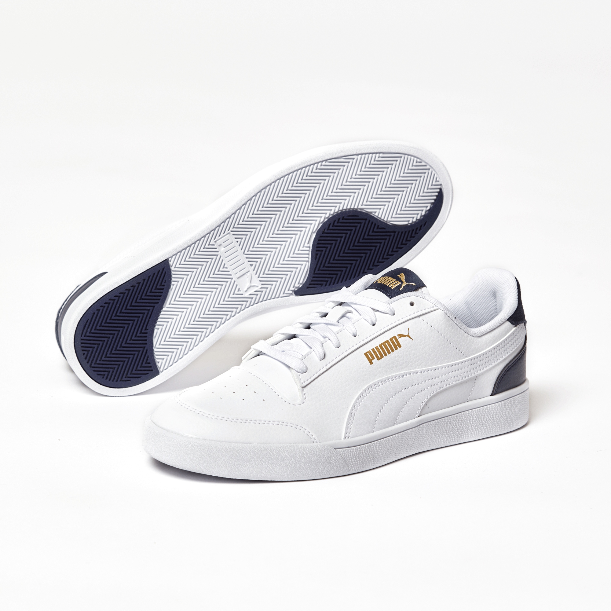 Buty męskie sportowe Puma Shuffle 30966805 białe lekkie 41