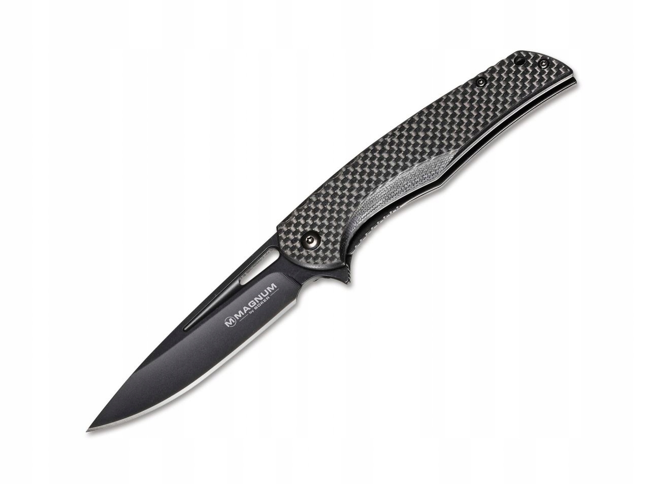 Magnum Nůž Black Carbon Ocel 440A 205 mm Rukojeť z uhlíkových vláken