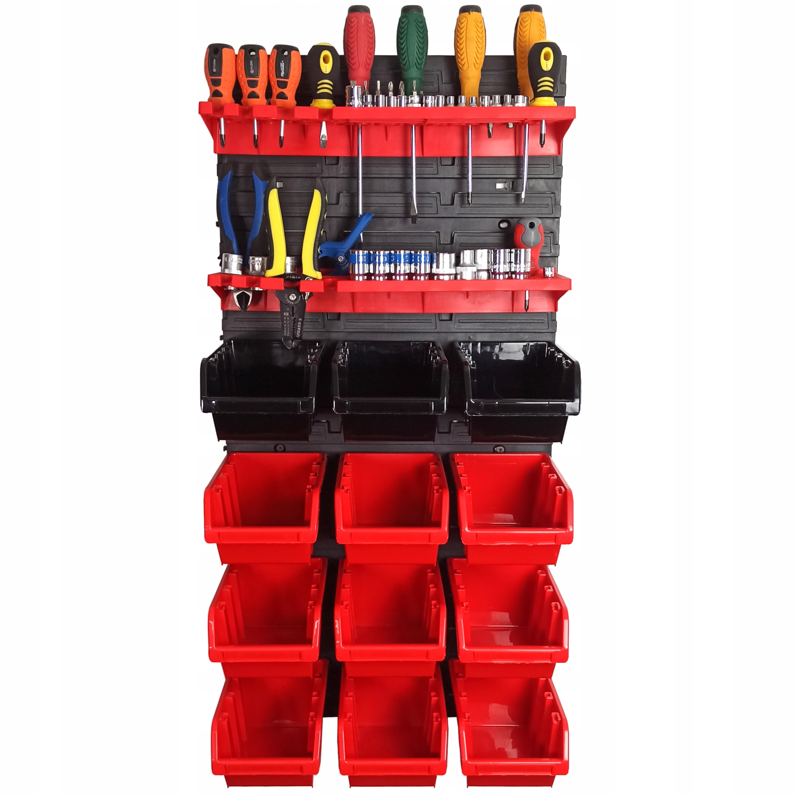 TABLICA ŚCIANKA NARZĘDZIOWA wym. 78x39cm 12 kuwet