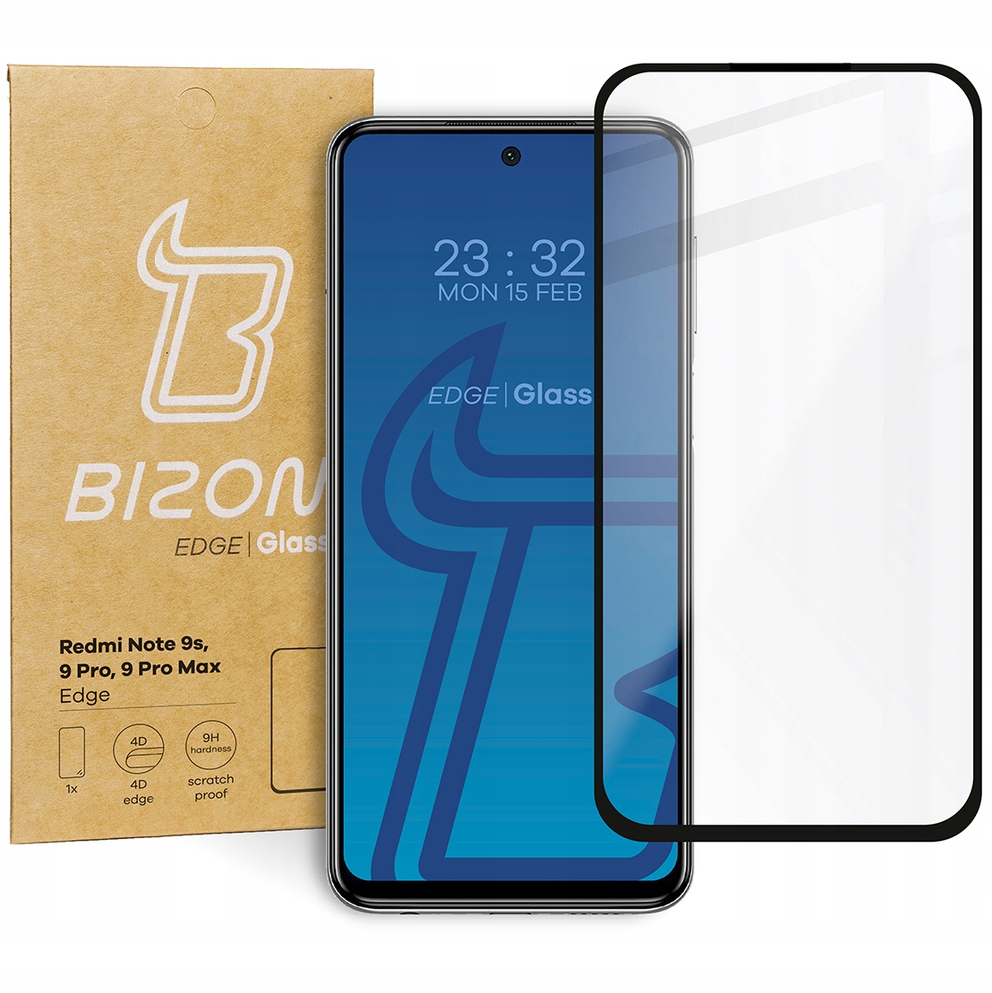 Szkło hartowane Bizon do Redmi Note 9S/ 9 Pro/ Max