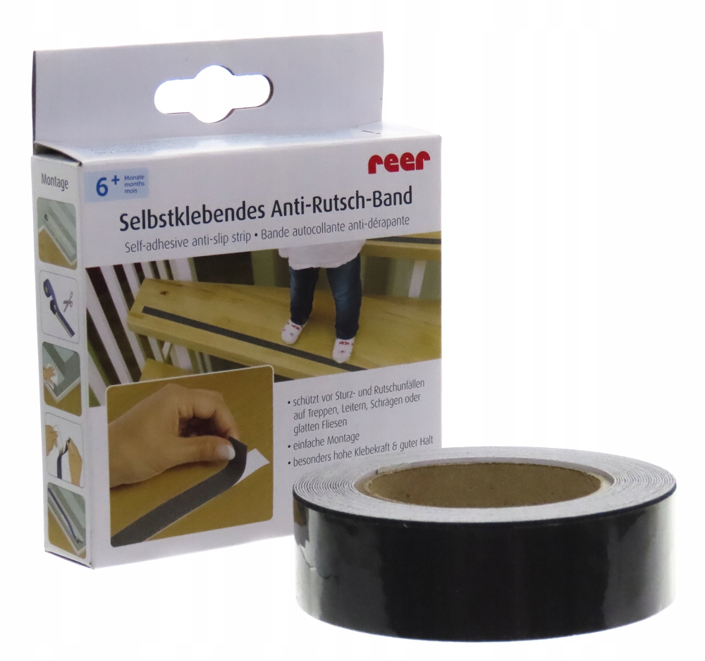 TAŚMA ANTYPOŚLIZGOWA NA SCHODY DLA DZIECI 5 M MATA EAN (GTIN) 4013283801352