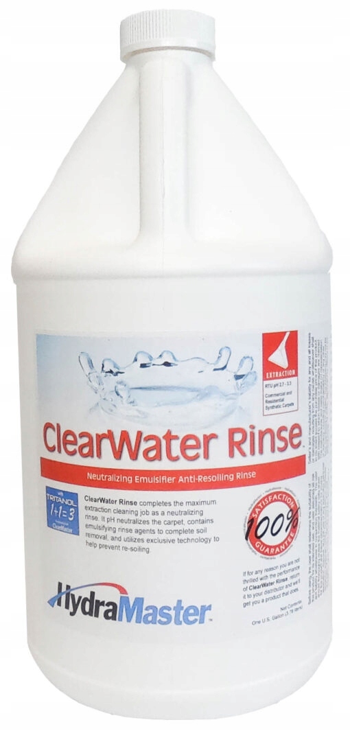 Levně HydraMaster ClearWater Rinse Neutralizující tekutá aviváž 3,8 l