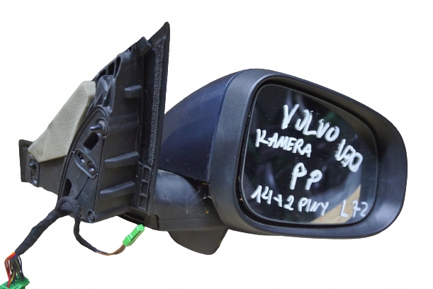 LUSTERKO PRAWE VOLVO V70 III 14+2 PIN KAMERA