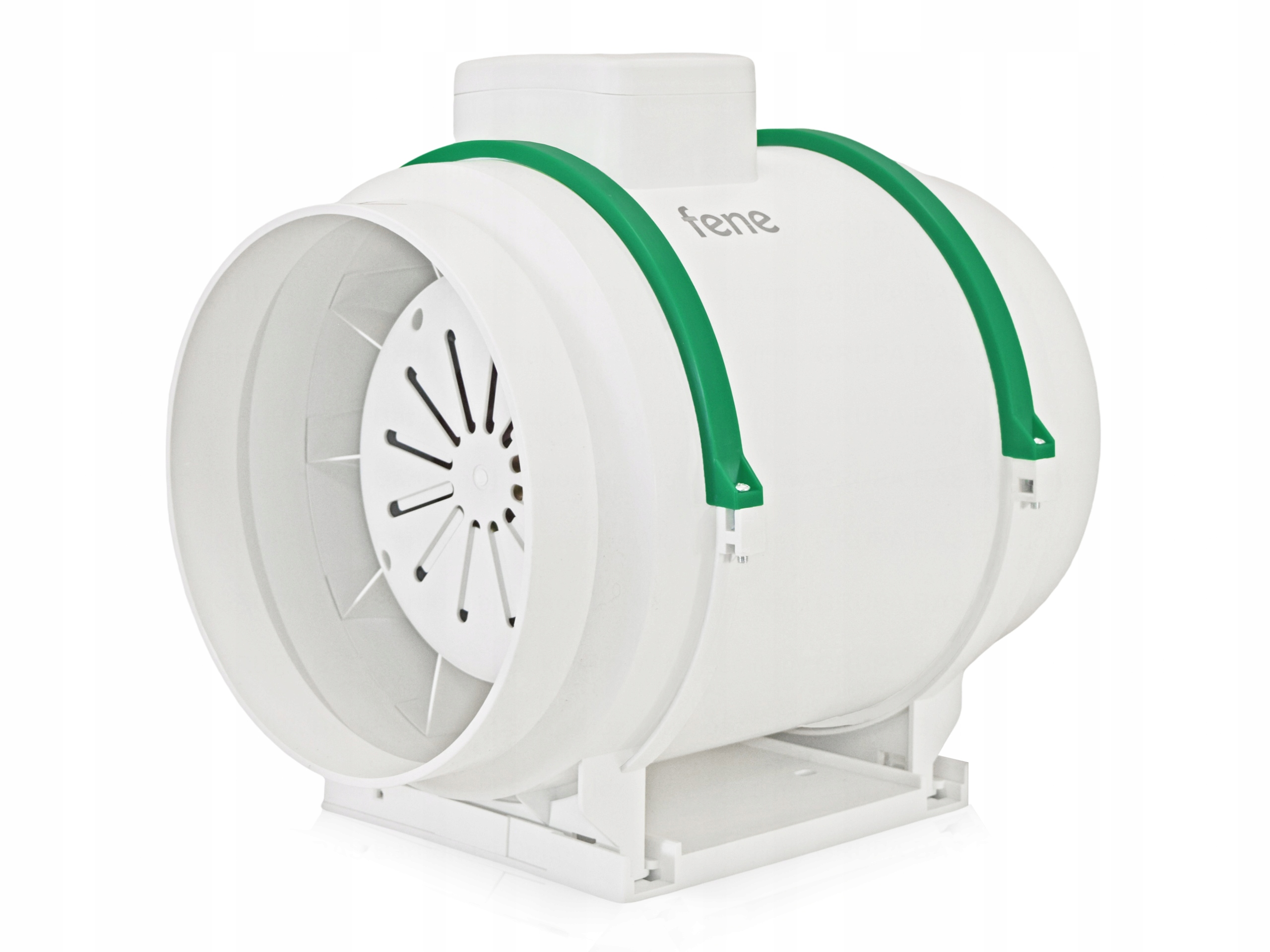 Kanálový ventilátor 1800 m³/h, plastový, průmyslový, výkonný, 250 mm