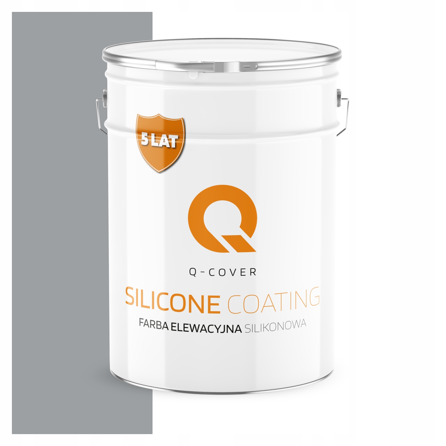 Vonkajšia Fasádna Farba 10 L Paropriepustná Šedá S Modrým F243 Uv