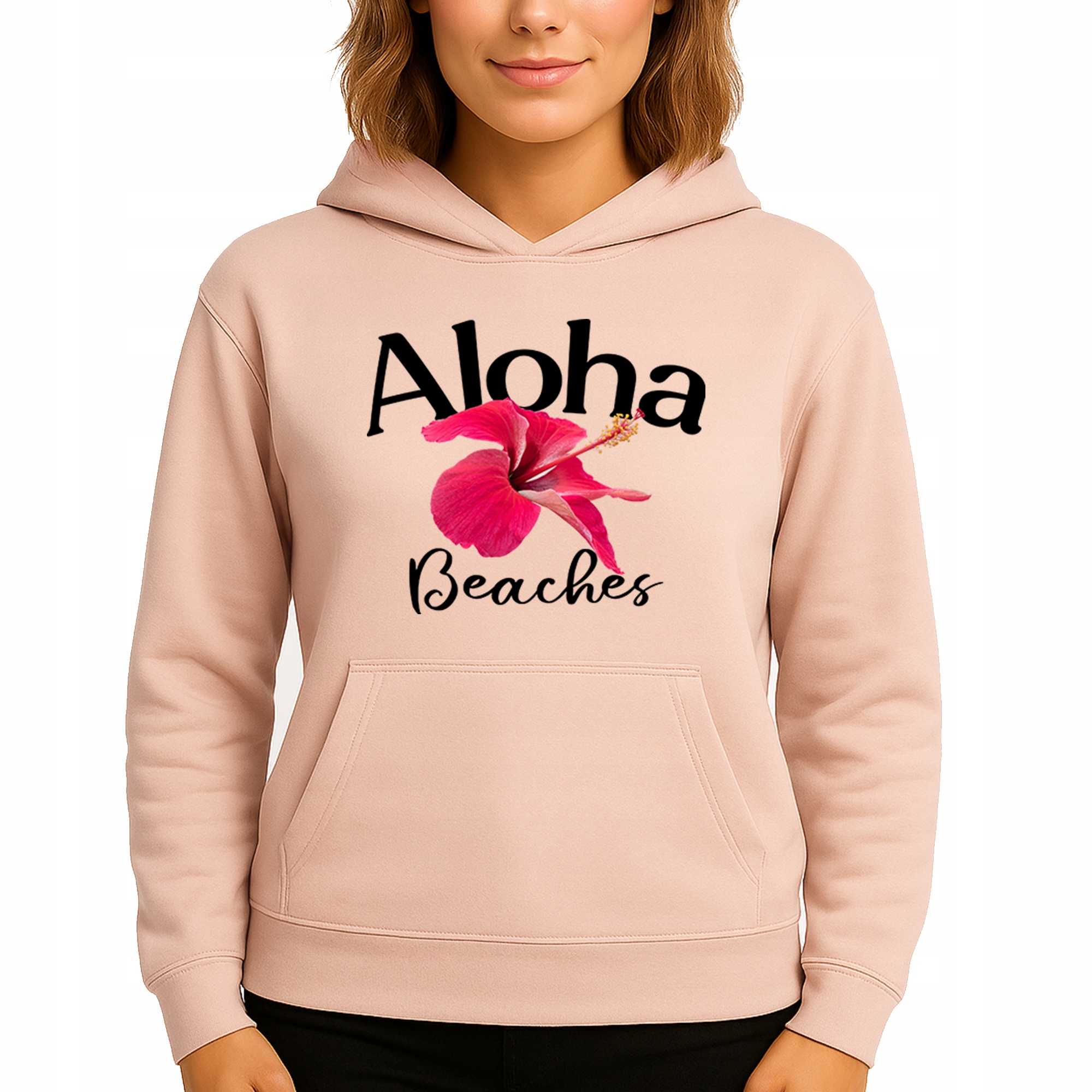 Mikina S Kapucí Hoodie Pech Perfect Bavlněná Módní Aloha Beaches Vel M