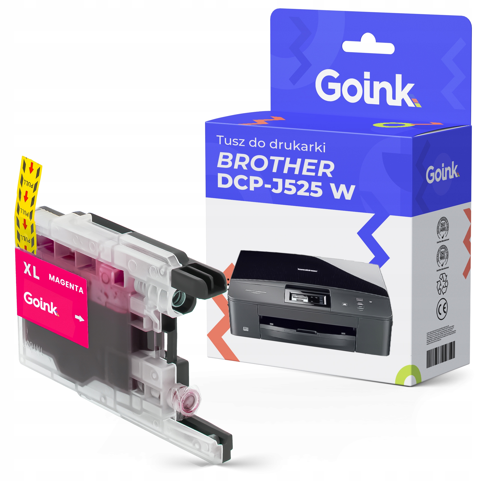 

Tusz do Brother DCP-J525 W Magenta LC1220M