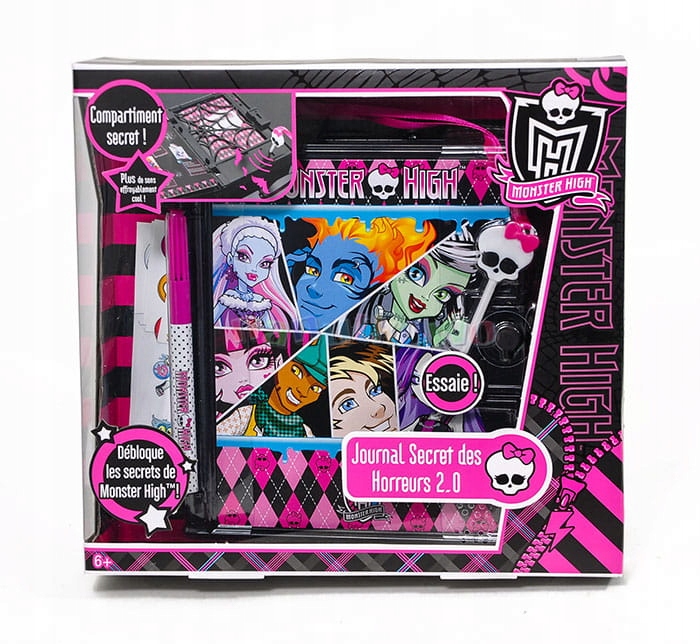 

Pamiętnik Mattel Monster High Czerń