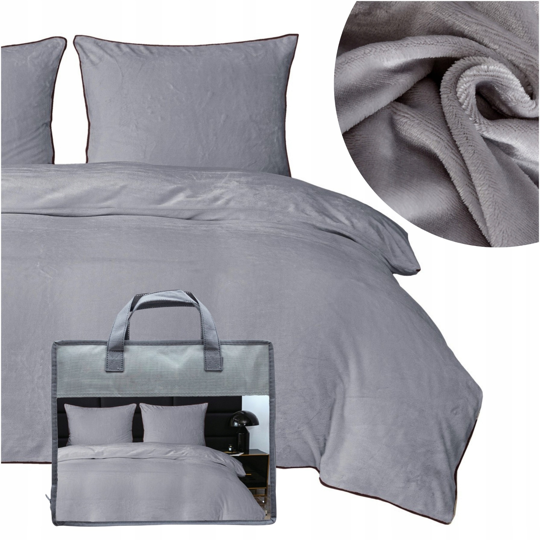 Posteľná Bielizeň 200x220 2x Obliečka na vankúš 70x80 Plyšový medvedík Osman s lemom Jednotná