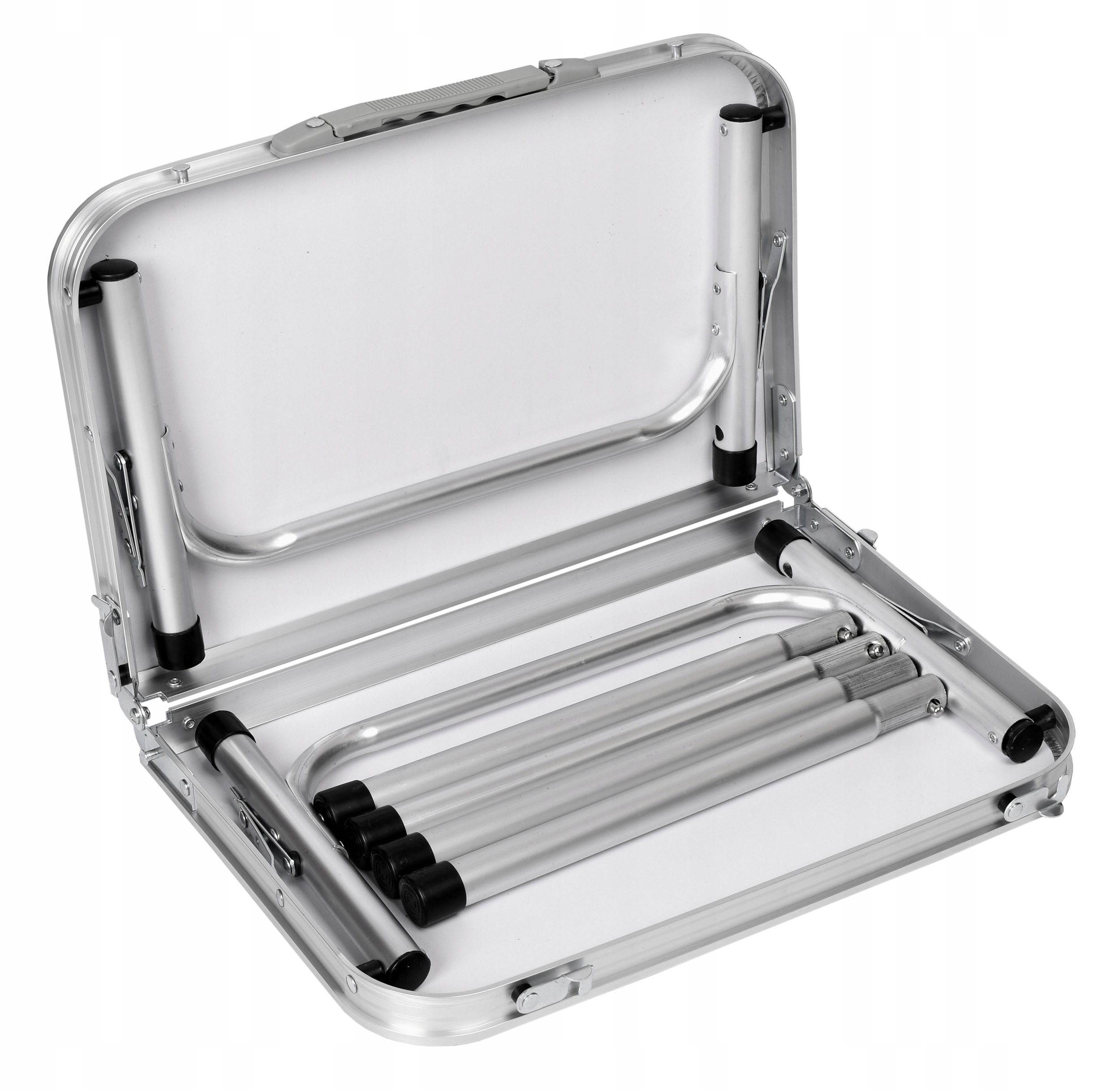 Stolik turystyczny kempingowy VASCO biały Materiał blatu płyta MDF