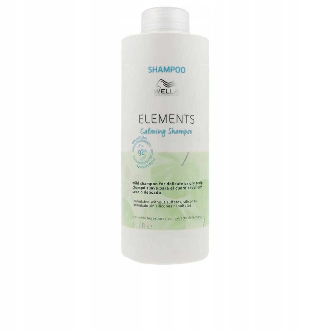 Zklidňující Šampon Wella Elements (1 l)