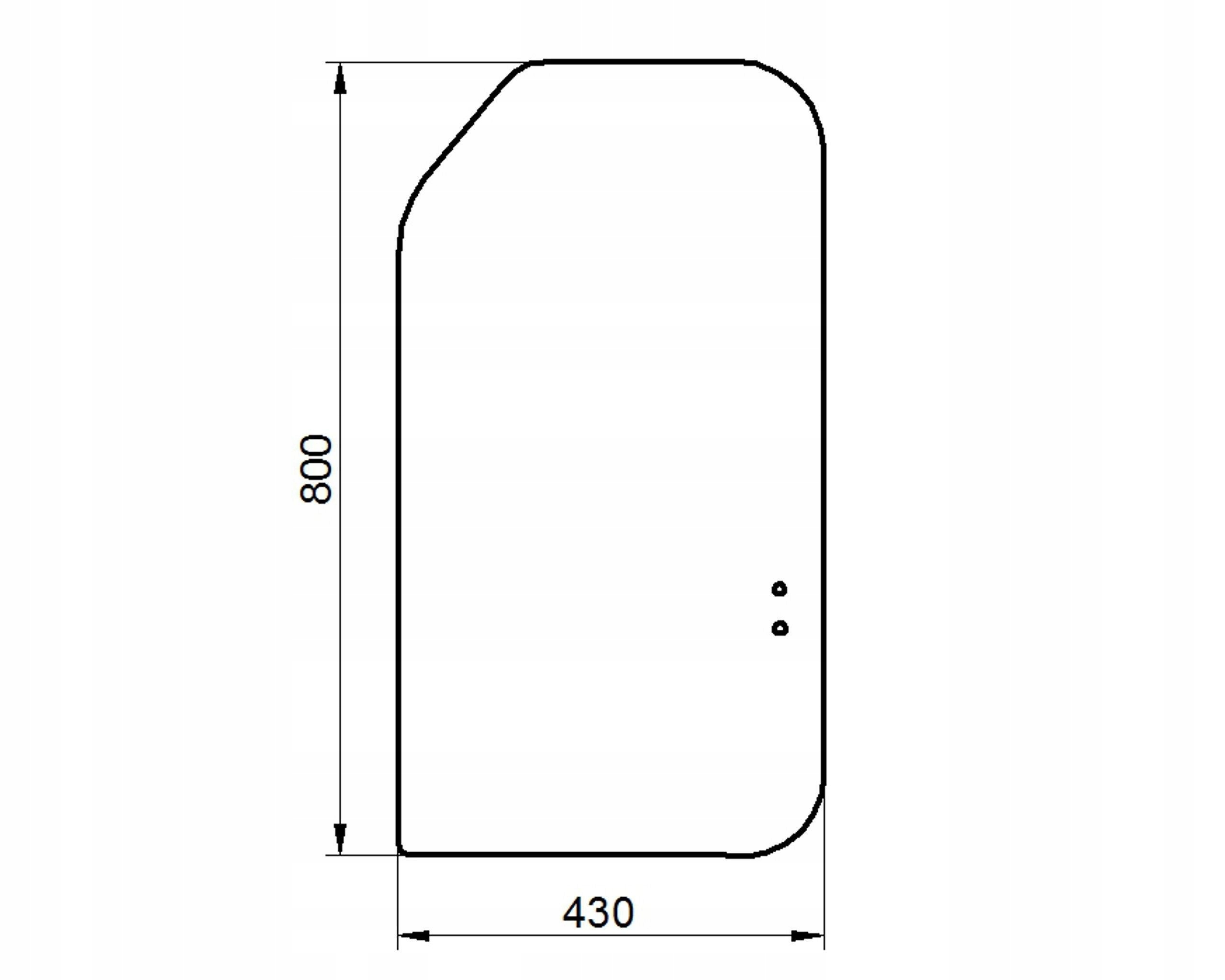 sklo bagr Volvo dveře horní posuvné 14506773