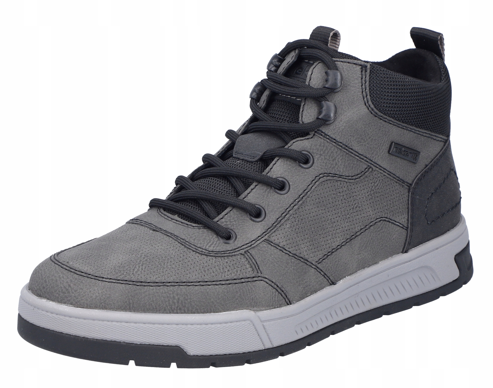 Pánské kotníkové boty kotníkové boty Rieker 36020-45 vel. 41 šedé, z ovčí vlny, Tex