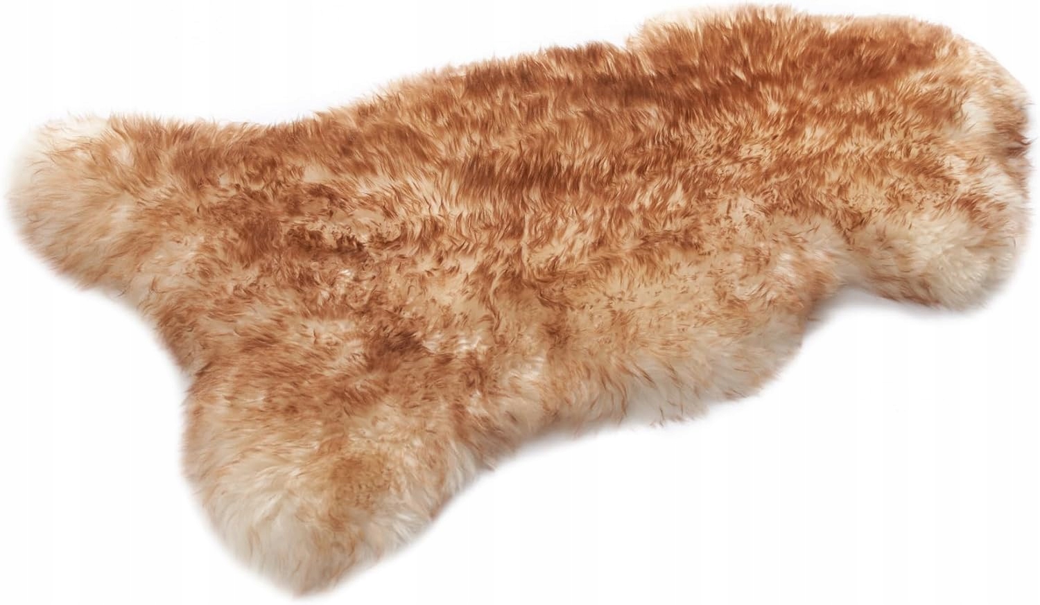 Ovčí kůže, koberec, ovčí kožešina z pravé kůže, koberec XXL Muflon