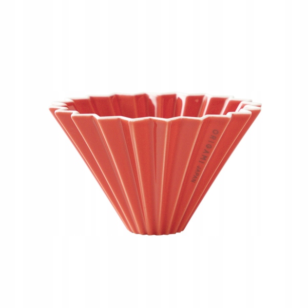 Origami Dripper Zaparzacz Do Kawy Porcelanowy S Czerwony