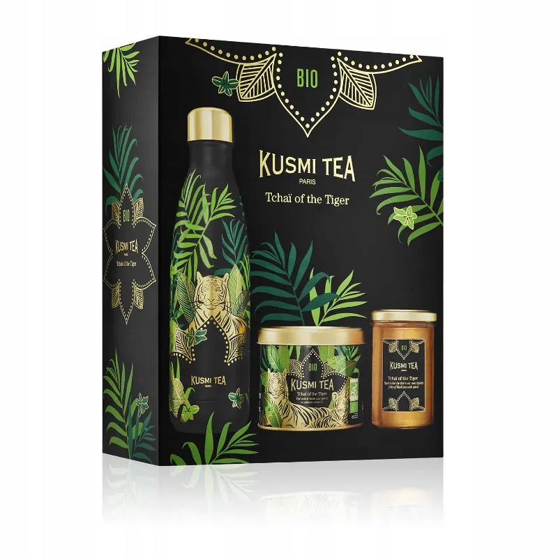 Kusmi Tea Tchaï of the Tiger Bio Zestaw z Czarną Herbatą i Przyprawami