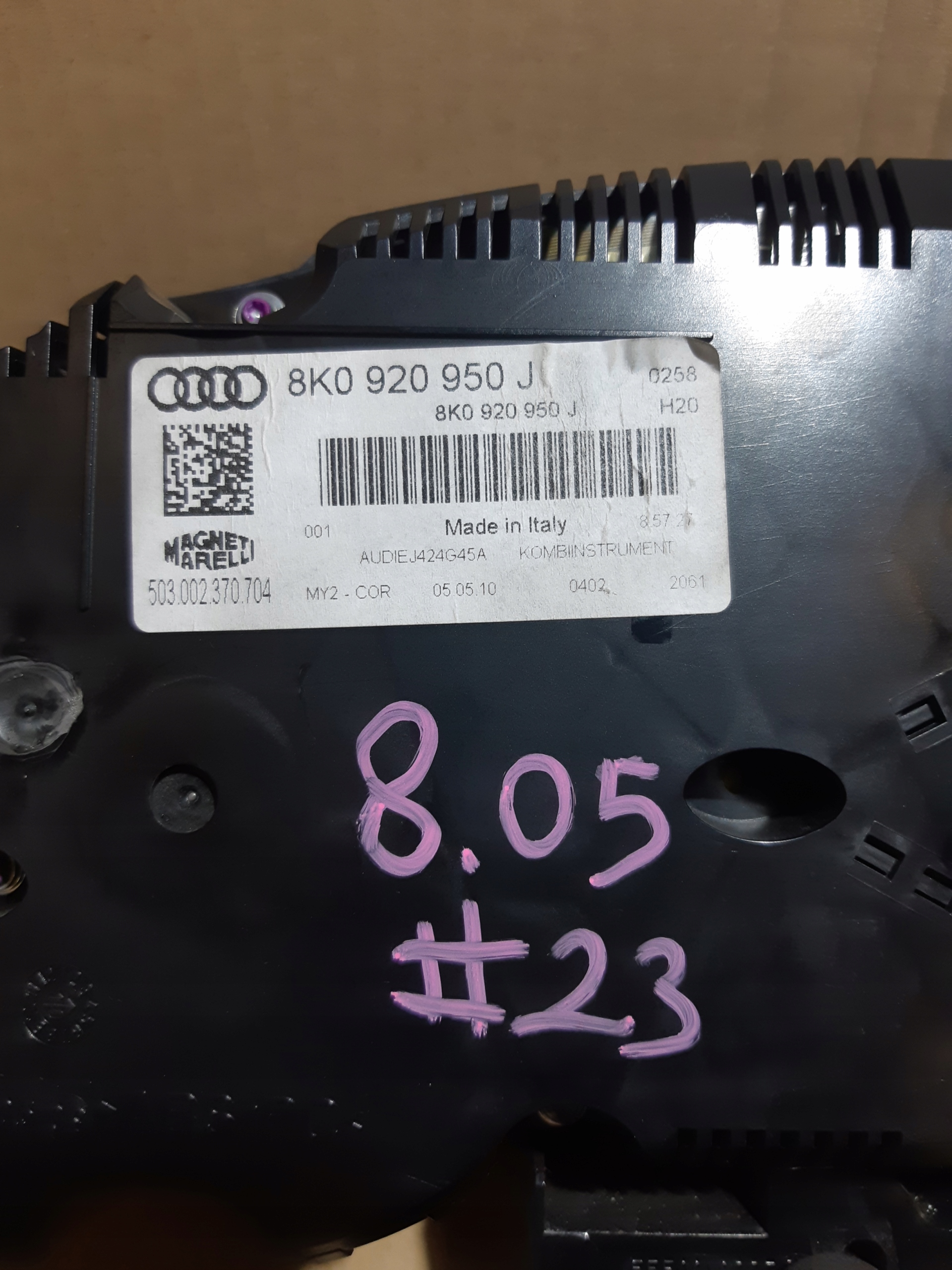 AUDI A4 B8 LIFT TDI dials dials UK 8K0920950J