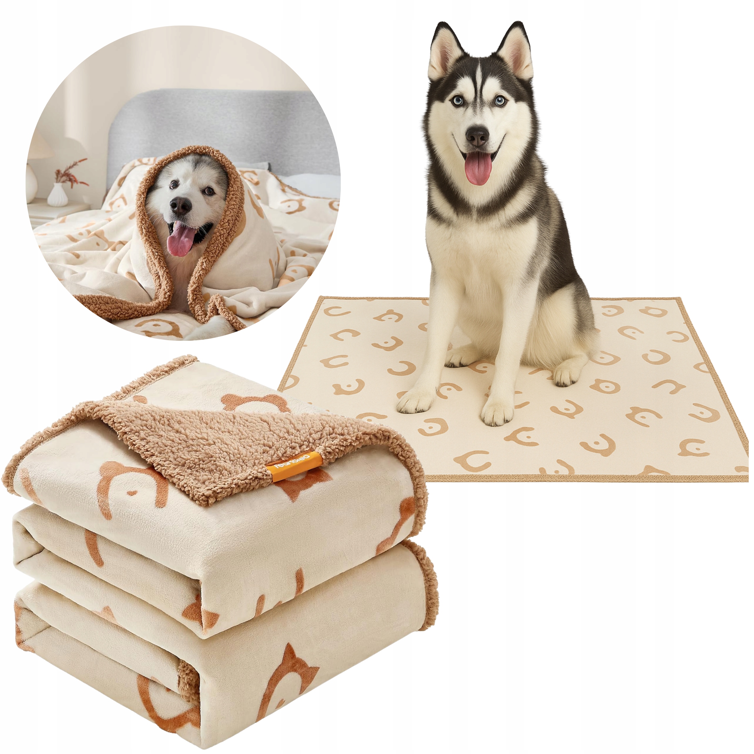 Levně Voděodolná Deka Pro Psa Kočku Zvířata Přehoz Na Deku Oboustranná 229x203