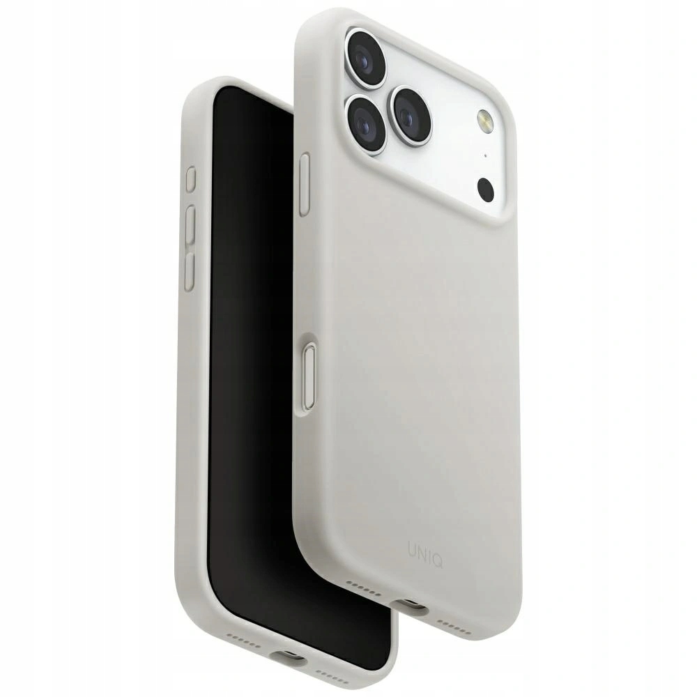 Pouzdro Uniq Lino pro Apple iPhone 17 Pro Max Magclick Charging světle šedé