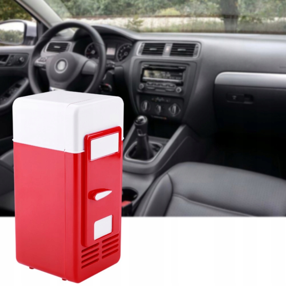 MINI LODÓWKA DRINK COOLER CIEPLEJ SAMOCHÓD USB Pojemność do 10 l