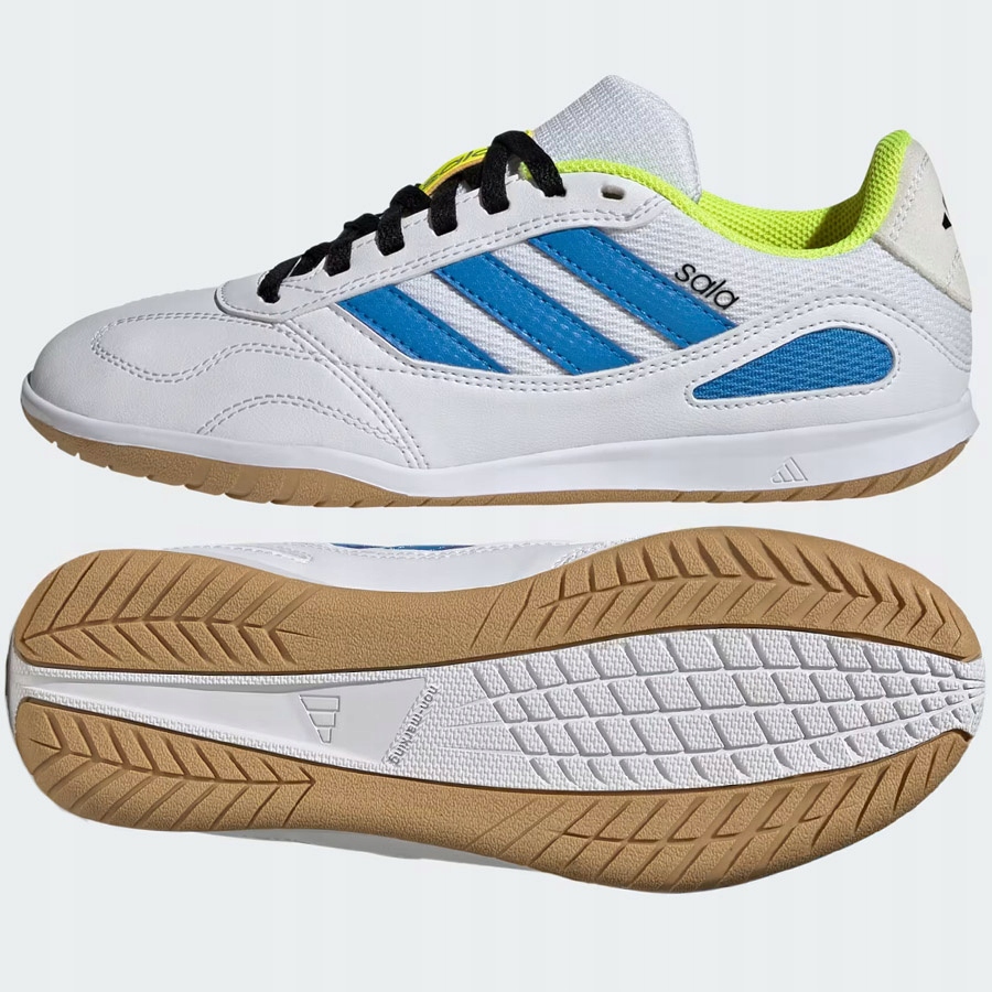 Adidas Sala III Jr In [36] Unisexová sálová obuv Jr Bílá