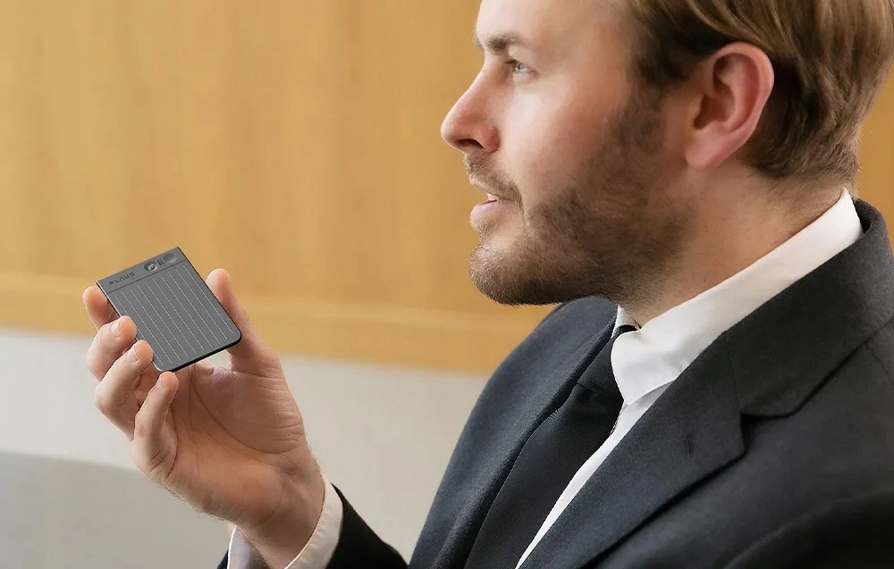 Dyktafon AI PLAUD NOTE - Transkrypcja i automatyczne podsumowania z ChatGPT Kolor czarny