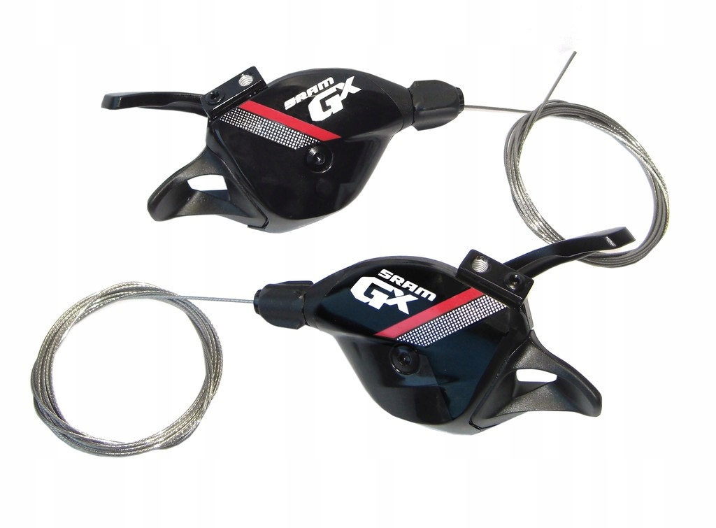Sram Trigger- spínač Gx 2- st. , levý, Cervený, Svorky