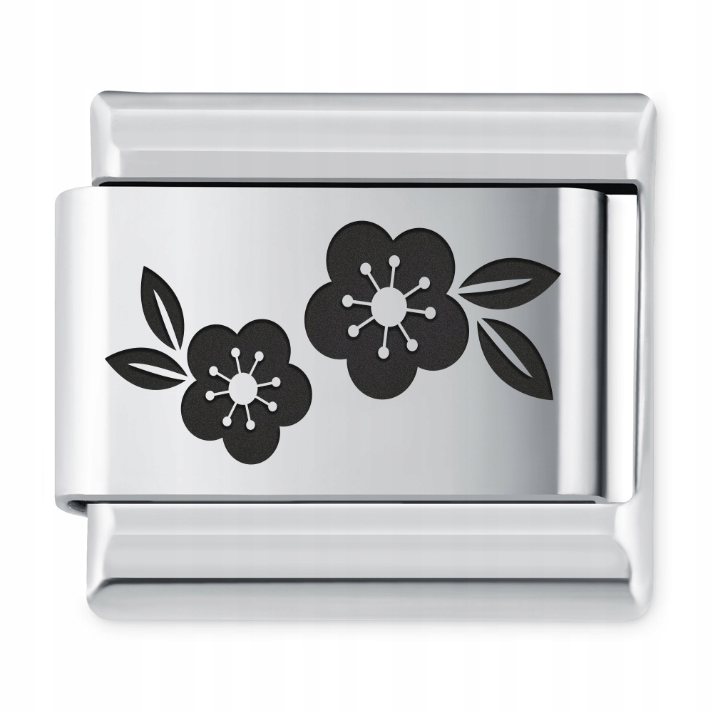 

Italian Charms Symbole Roślinne Zawilec Grawer