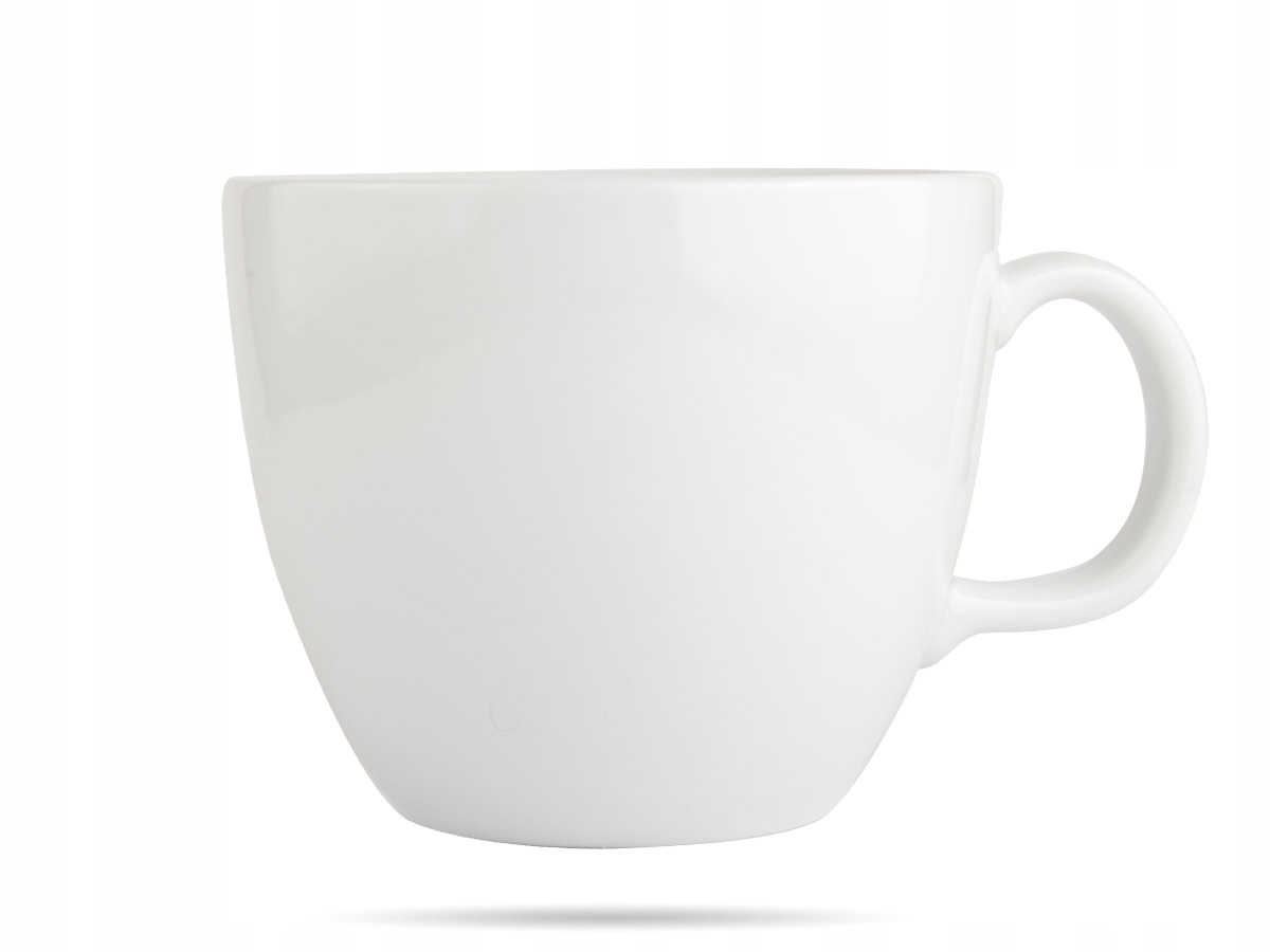 

Duży kubek porcelanowy biały Jumbo 1 litr Lubiana