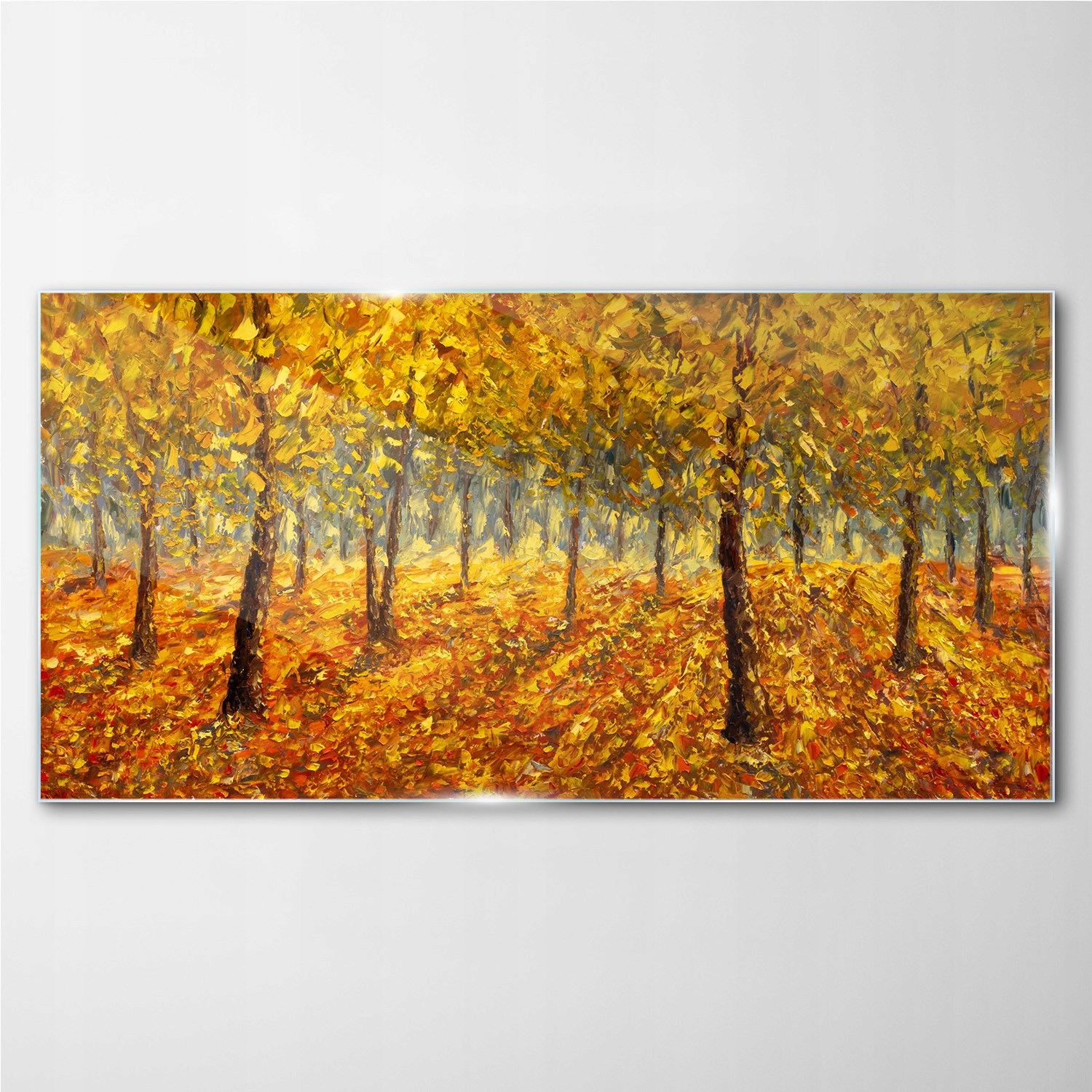 

Foto-obraz szklany na ścianę Jesienny las 140x70