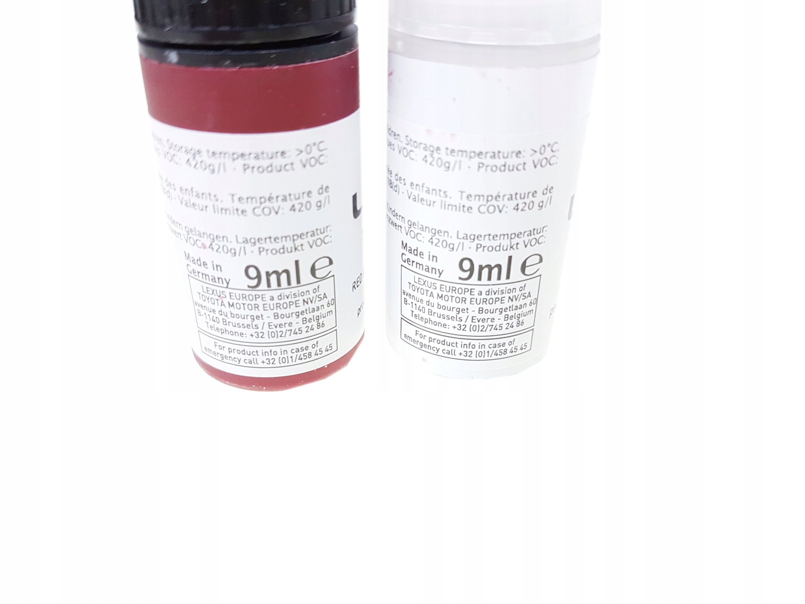 LEXUS LAKIER ZAPRAWKA FARBA KOLOR CZERWONY 3R1 EAN (GTIN) 1111111111