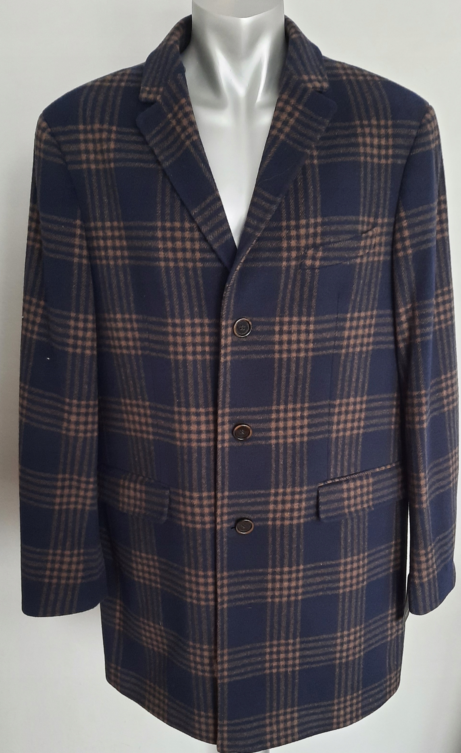 Klasický pánský kabát Pierre Cardin vel. 56