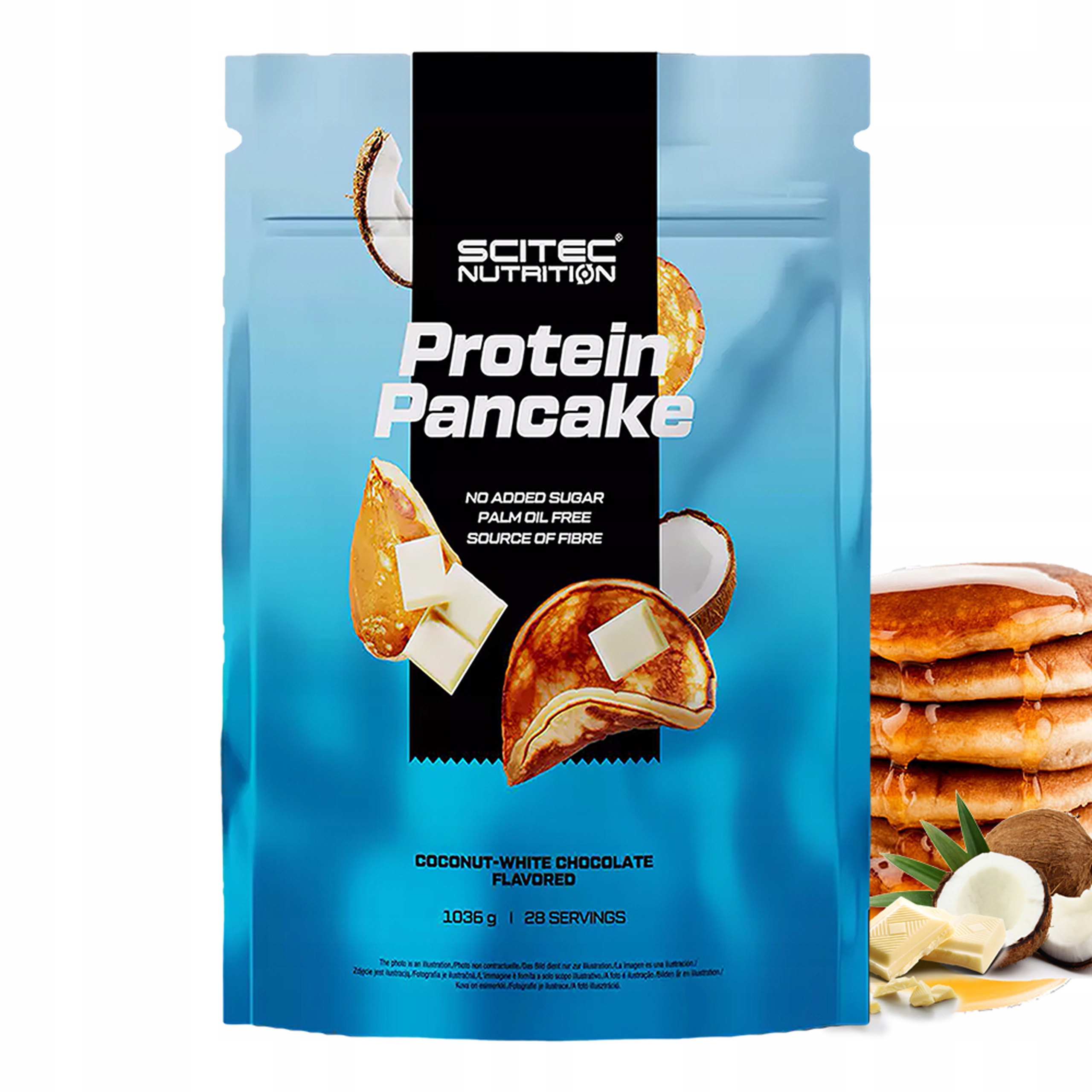 Scitec Protein Pancake 1036g Wysokobiałkowe Naleśniki Bez Cukru — 3