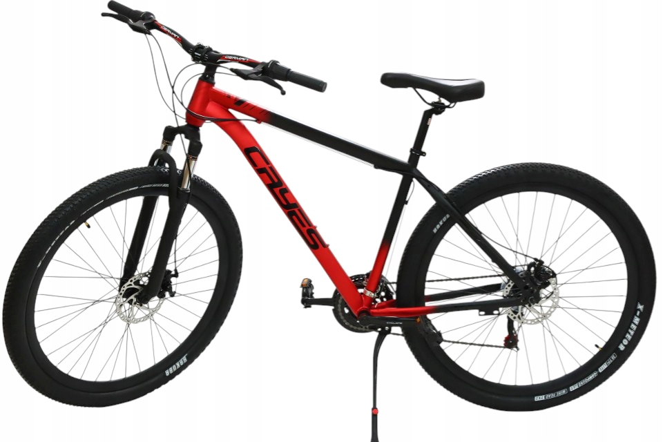 Rower Górski Mtb Czerwony 29 Cali rama 19" Damski Męski Shimano