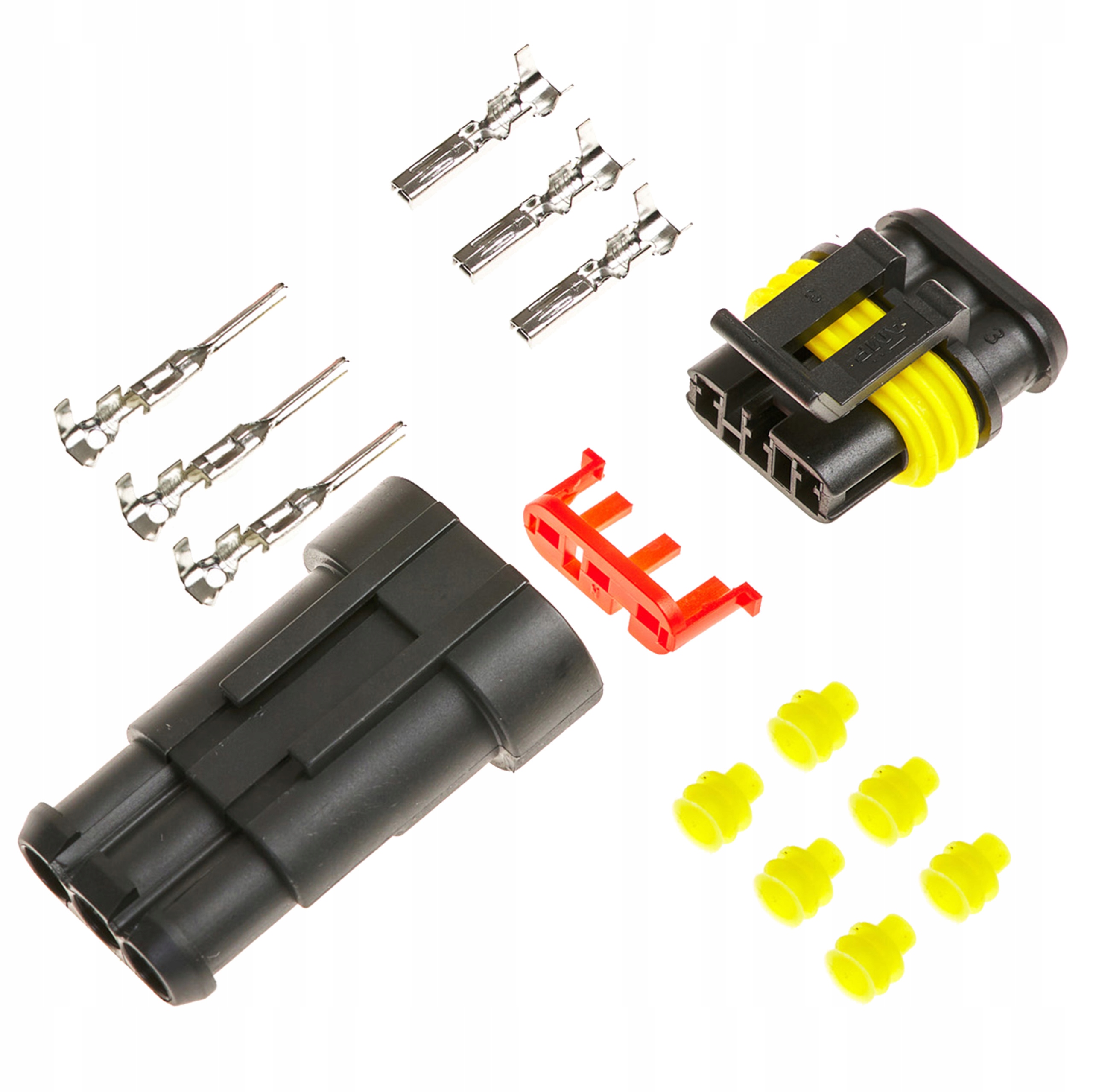 

Kostka Złącze Hermetyczne Superseal 3 Pin 1.5 mm2